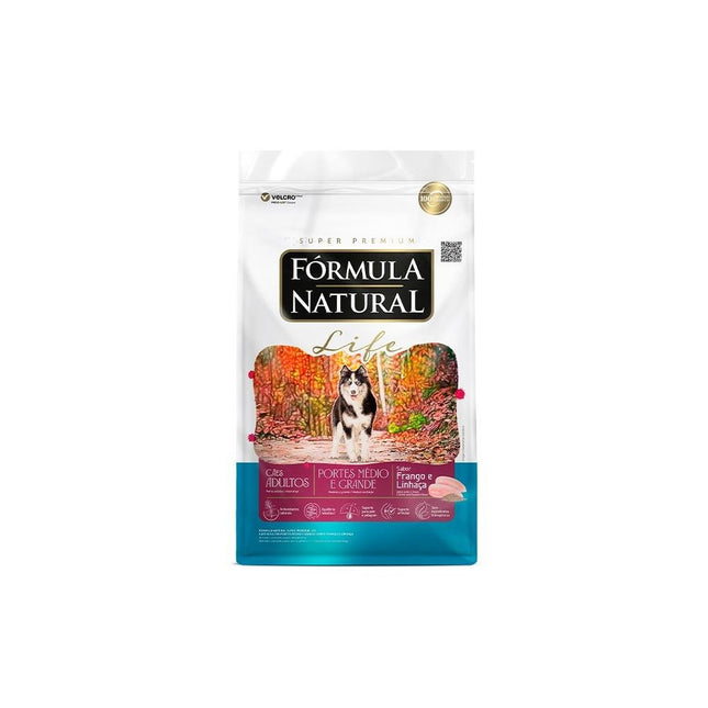 FORMULA NATURAL LIFE CAES ADULTOS MED/GR PORTE 15KG