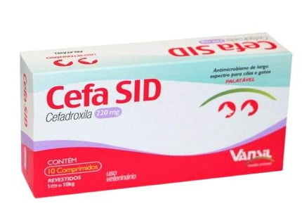 VANSIL CEFA SID 220MG - CAIXA 10 COMP