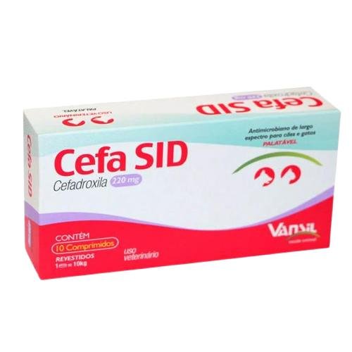 VANSIL CEFA SID 220MG - CAIXA 10 COMP