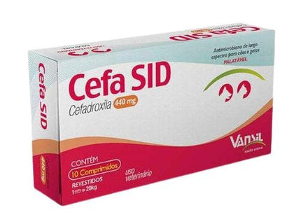 VANSIL CEFA SID 440MG - CAIXA 10 COMP