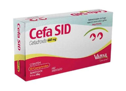 VANSIL CEFA SID 660MG - CAIXA 10 COMP