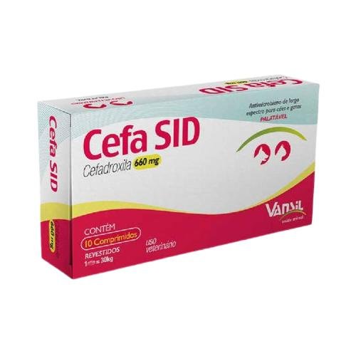 VANSIL CEFA SID 660MG - CAIXA 10 COMP