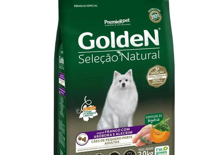 GOLDEN SEL. NAT. CAES PORTE PEQ. FRA/ABO/ALE 3KG