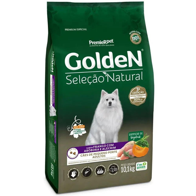GOLDEN SEL. NAT. CAES PORTE PEQ. FRA/ABO/ALE 10,1KG