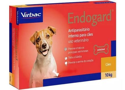 VIRBAC ENDOGARD CAES 10KG - 6 COMPRIMIDOS