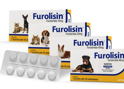 VETNIL FUROLISIN 20MG- 10 COMPRIMIDOS
