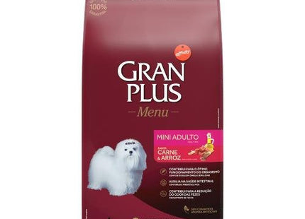 GRAN PLUS MENU CAES ADULT MINI CARNE ARROZ 15KG