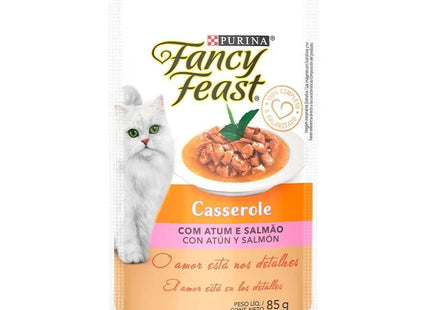 FANCY FEAST SACHE CASSEROLE ATUM E SALMAO 85G