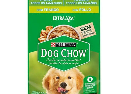 DOG CHOW SACHE FILHOTES EXTRA LIFE TODOS/TAM FRANGO 100G