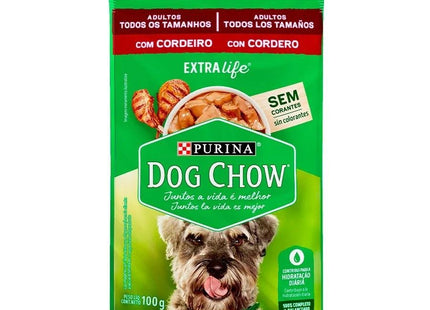 DOG CHOW SACHE ADULTOS EX.LIFE TODOS/TAM CORDEIRO 100G