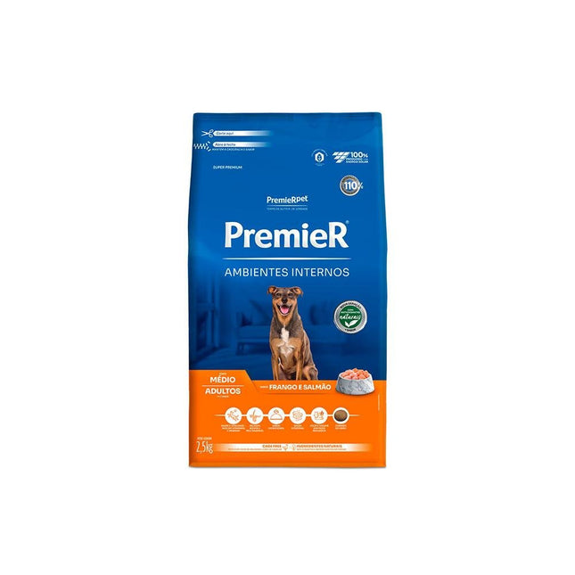 PREMIER AMB. INTERNOS CAES ADULTOS PORTE MEDIO 2,5KG