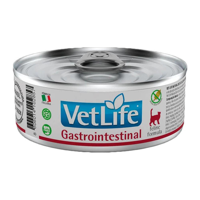 VET LIFE WET LATA GATOS GASTROINTESTINAL 85G