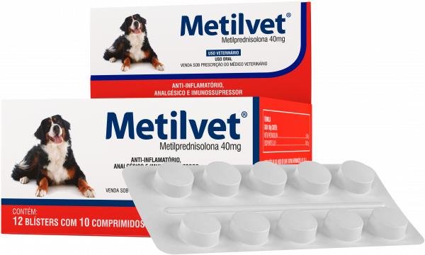 VETNIL METILVET 40MG- 10 COMPRIMIDOS
