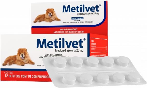 VETNIL METILVET 20MG- 10 COMPRIMIDOS