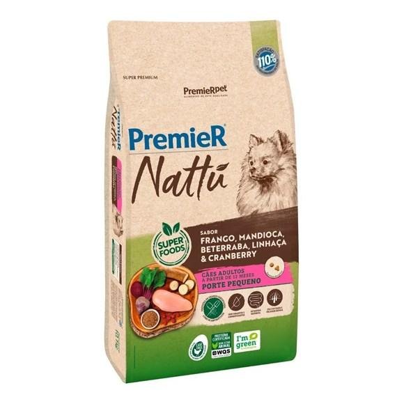 PREMIER NATTU CAES PORTE PEQ. FRA/MAN/BET/LIN/CRA 1KG