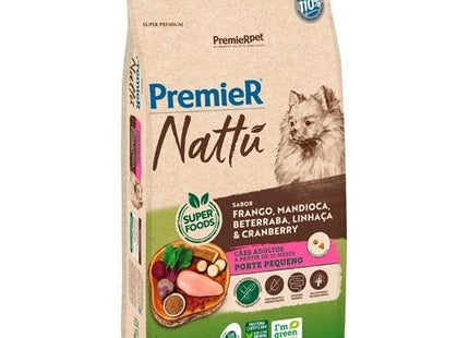 PREMIER NATTU CAES PORTE PEQ. FRA/MAN/BET/LIN/CRA 2,5KG
