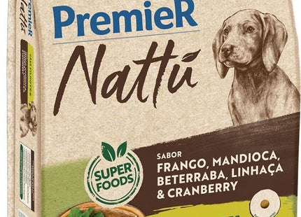 PREMIER NATTU CAES FILHOTES FRA/MAN/BET/LIN/CRA 10,1KG