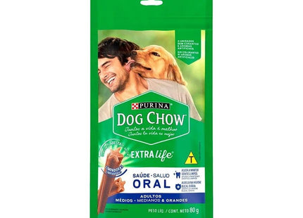 DOG CHOW EXTRA LIFE ORAL MED/GRA C/3UN 80G