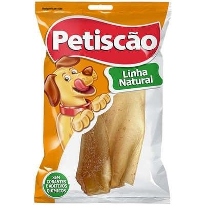 PETISCAO ORELHA BOVINA NATURAL C/1 UN