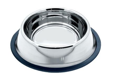 CHALESCO COMEDOURO INOX RELEVO MEDIO 720ML