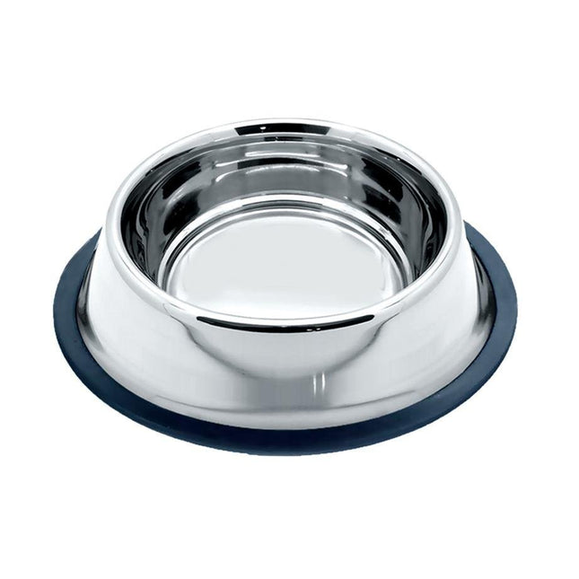 CHALESCO COMEDOURO INOX RELEVO PEQUENO 480ML