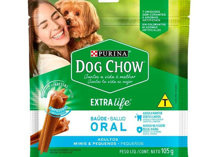 DOG CHOW EXTRA LIFE ORAL MIN/PEQ C/7UN 105G