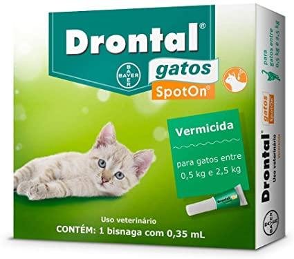 ELANCO DRONTAL SPO GATOS 0,35ML (0,5KG A 2,5KG)