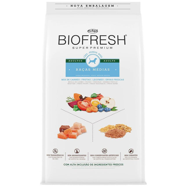 BIOFRESH CAES ADULTOS CARNE MEDIOS 3KG