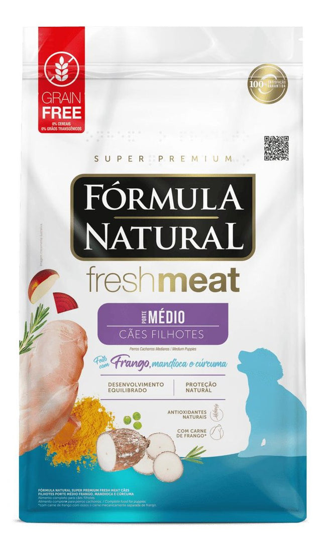 FORMULA NATURAL FRESH CAES FILHOTES MEDIO 12KG