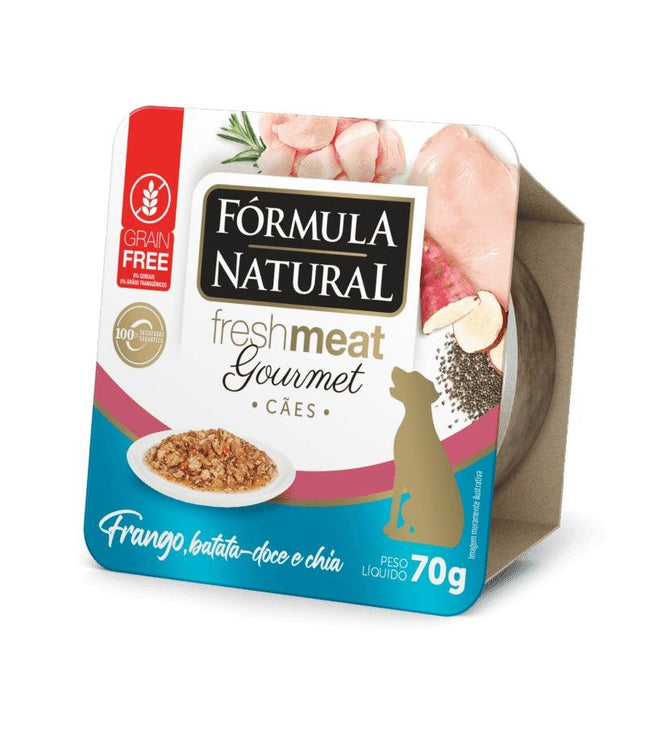 FORMULA NATURAL FRESH GOURMET CAES FRANGO 70G