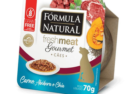 FORMULA NATURAL FRESH GOURMET CAES CARNE 70G