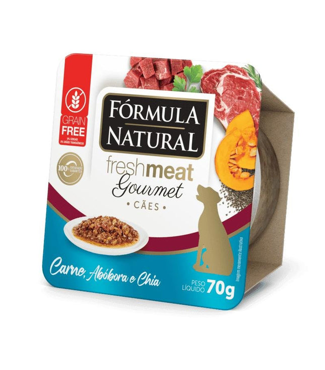 FORMULA NATURAL FRESH GOURMET CAES CARNE 70G