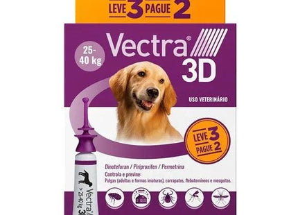 CEVA VECTRA 3D CAES 25 A 40KG (LEVE3-PAGUE2)