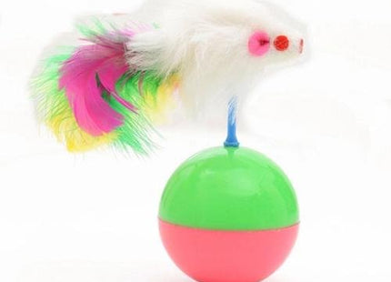 PET KIDS BRINQUEDO BOLA PLASTICA C/RATINHO