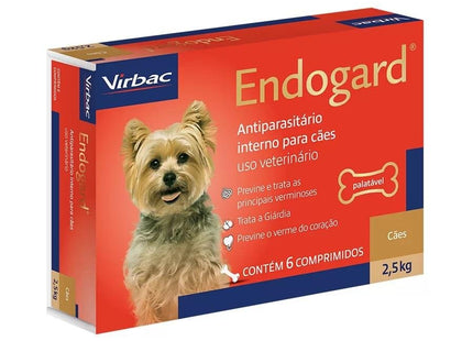 VIRBAC ENDOGARD CAES 2,5KG - 6 COMPRIMIDOS