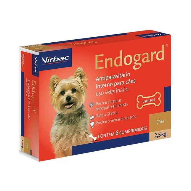 VIRBAC ENDOGARD CAES 2,5KG - 6 COMPRIMIDOS