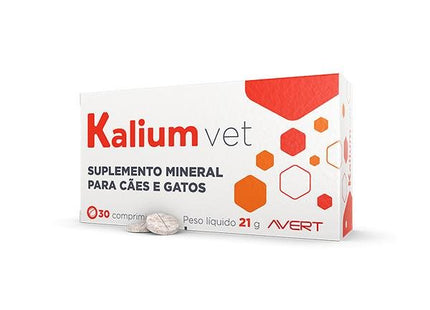 AVERT KALIUM VET 21G - 30 COMPRIMIDOS
