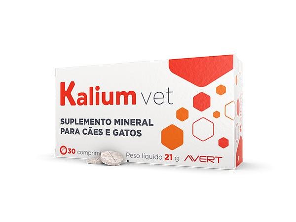 AVERT KALIUM VET 21G - 30 COMPRIMIDOS