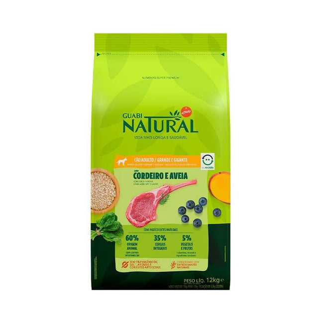 NATURAL CAES ADULTOS GG CORD/AVEIA 12KG