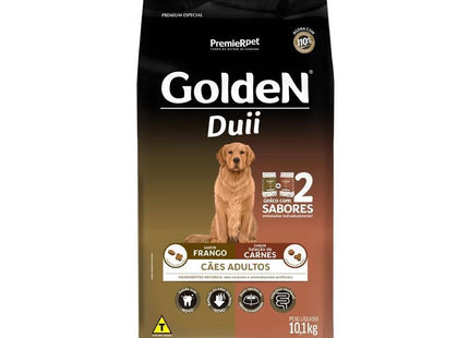 GOLDEN DUII CAES ADULTOS FRANGO/CARNE 10,1KG