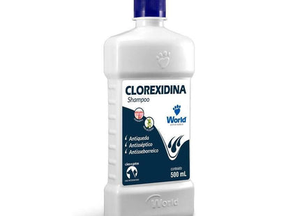 WORLD DUGS SHAMPOO CLOREXIDINA 500ML