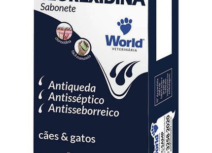 WORLD DUGS SABONETE CLOREXIDINA 80G