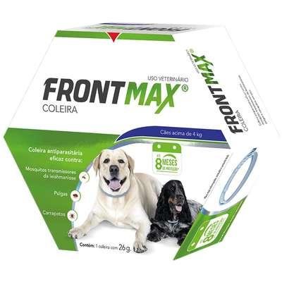FRONT MAX COLEIRA ANTIPARASITARIA CAES ACIMA DE 4KG