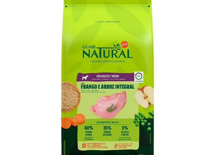 NATURAL CAES ADULTOS MEDIO FRANGO/ARROZ 12KG