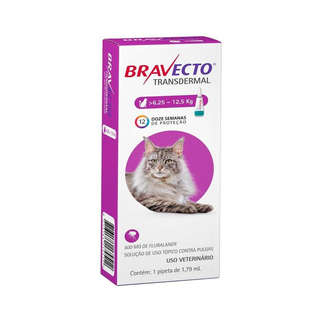 MSD BRAVECTO PLUS GATOS 6,25 A 12,5KG