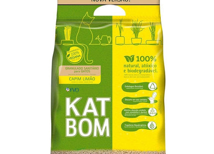 KATBOM AREIA HIGIENICA CAPIM LIMAO 3KG