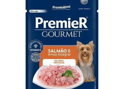 PREMIER GOURMET CAES ADULTOS PORTE PEQ. SALMAO 85G