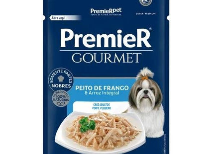 PREMIER GOURMET CAES ADULTOS PORTE PEQ. FRANGO 85G
