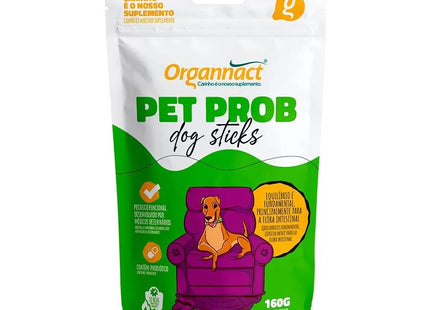 ORGANNACT PET PROB DOG STICKS 160G