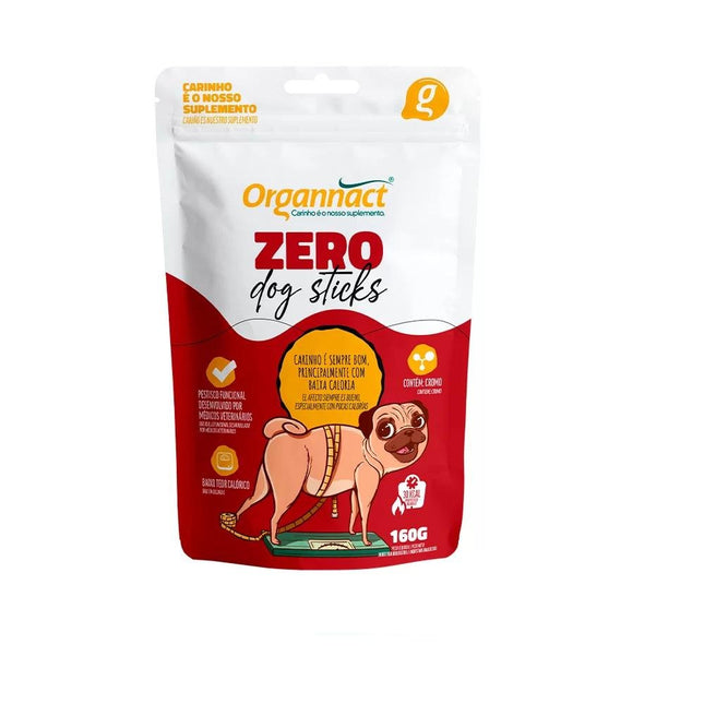 ORGANNACT ZERO DOG STICKS PLUS 160G